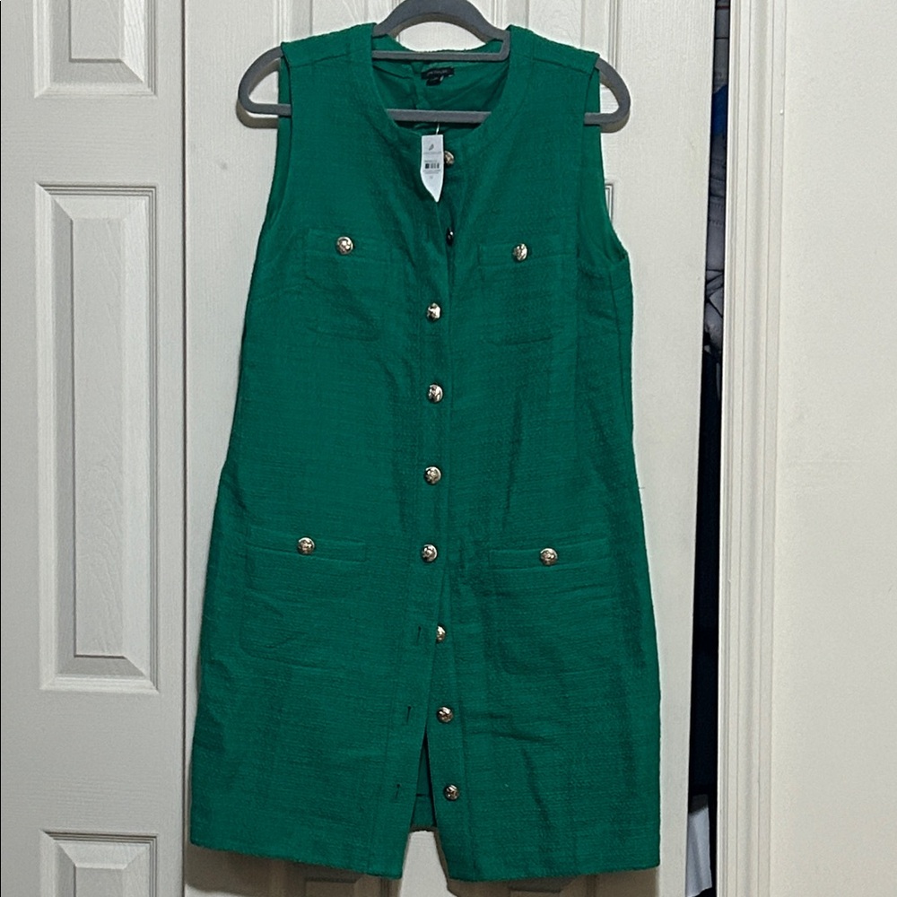 Ann Taylor Green Mini Dress